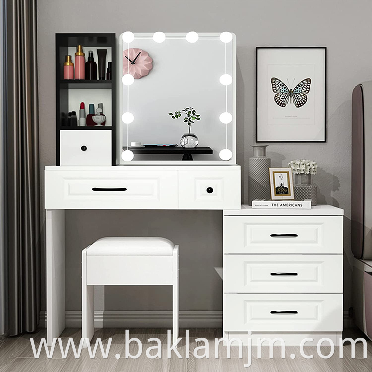 make up wooden desk